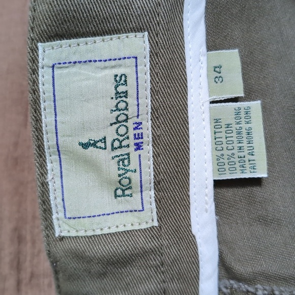 Royal Robbins Ranger Shorts Vintage Deadstock Size 34x5.5" Pleated Old School - Picture 6 of 12